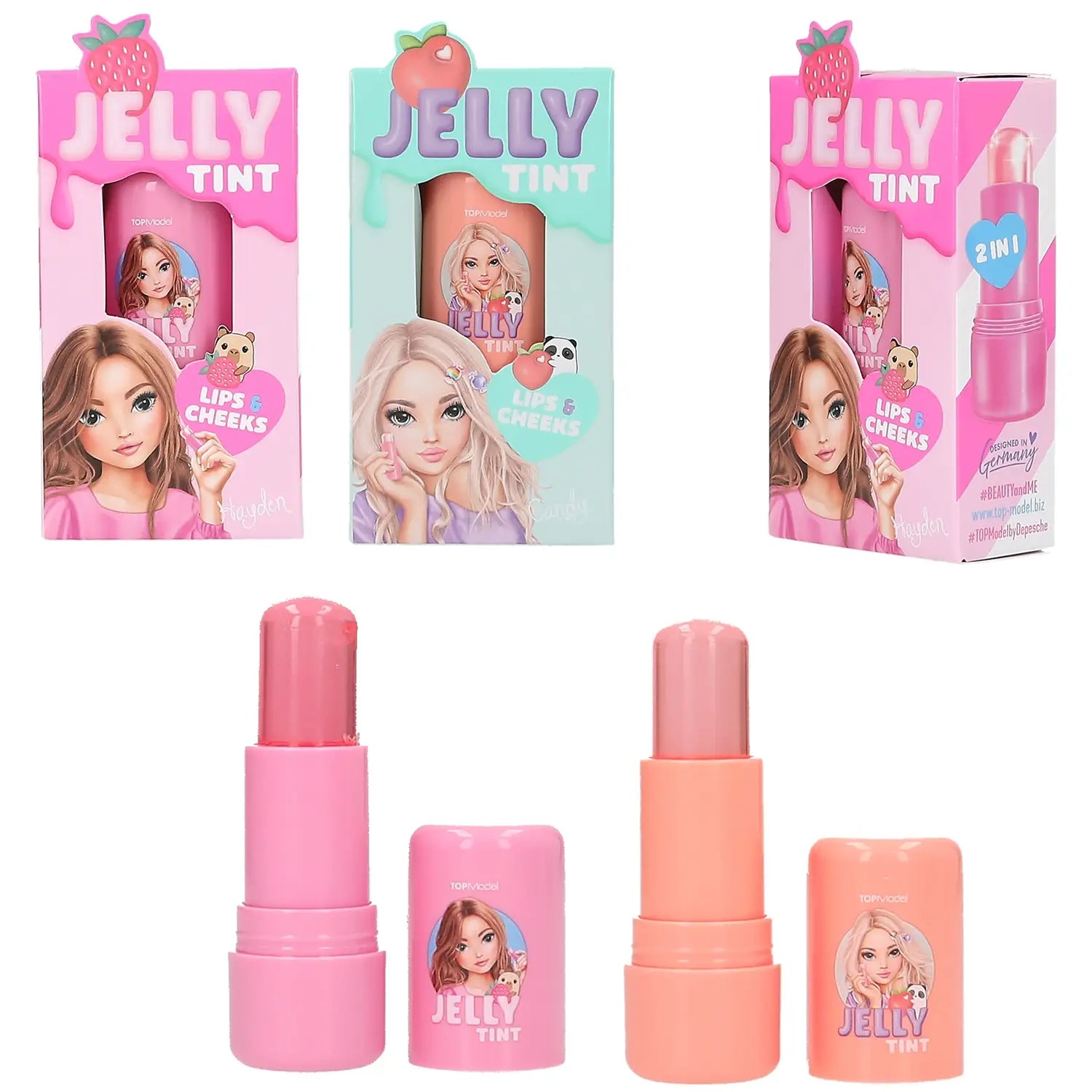 TOPModel Jelly Tint für Lippen und Wangen CANDY GLAM
