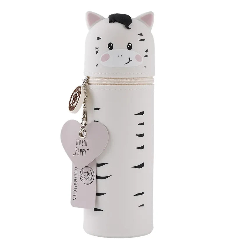 Federmäppchen aus Silikon „Zebra Peppy“
