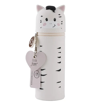 Federmäppchen aus Silikon „Zebra Peppy“