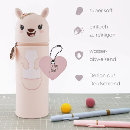 Federmäppchen aus Silikon „Känguru Rosy“