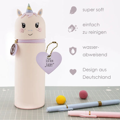 Federmäppchen aus Silikon „Einhorn Fairy“