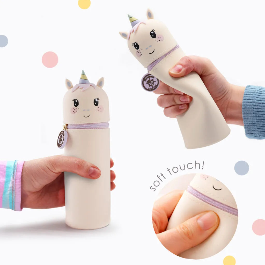 Federmäppchen aus Silikon „Einhorn Fairy“