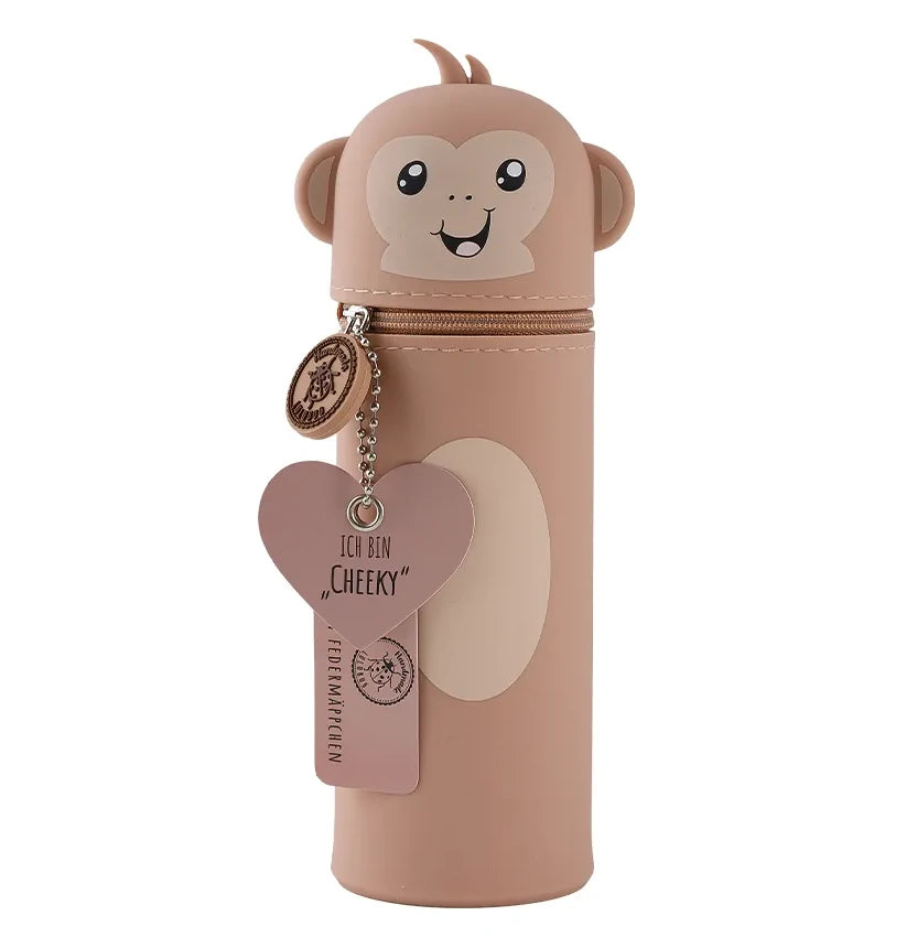 Federmäppchen aus Silikon „Affe Cheeky“