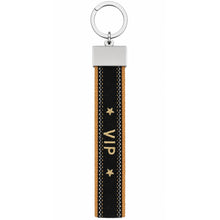 Canvas-Schlüsselanhänger „VIP" mit Sternmotiven