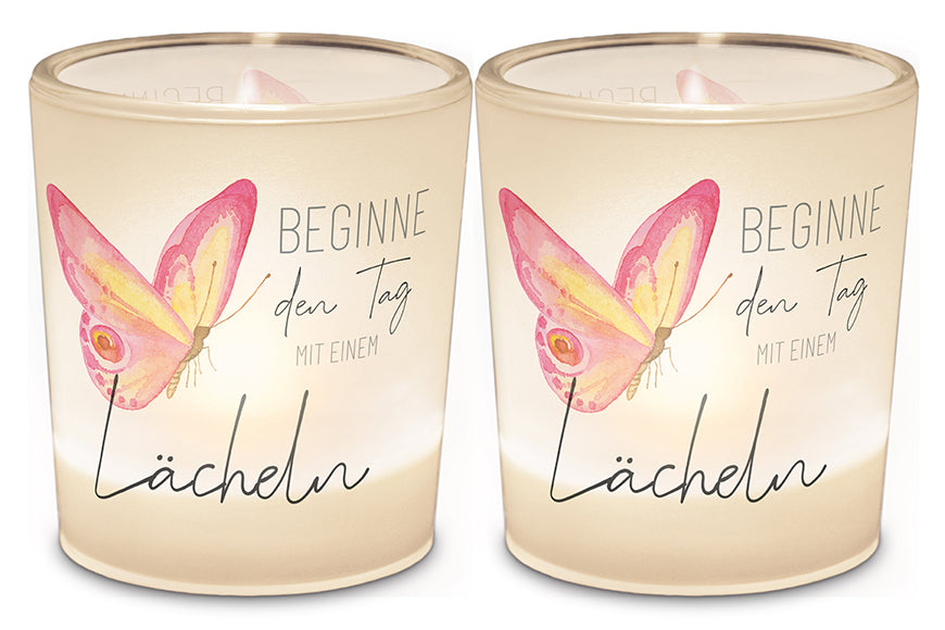 LaVida Windlicht "Beginne den Tag" - Lovely Greetings