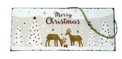 Weihnachts-Schild "Merry Christmas"