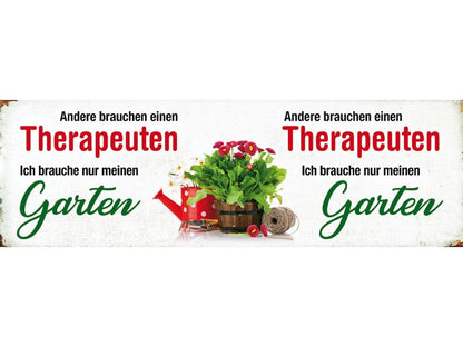Emaille Becher mit Spruch, Motiv