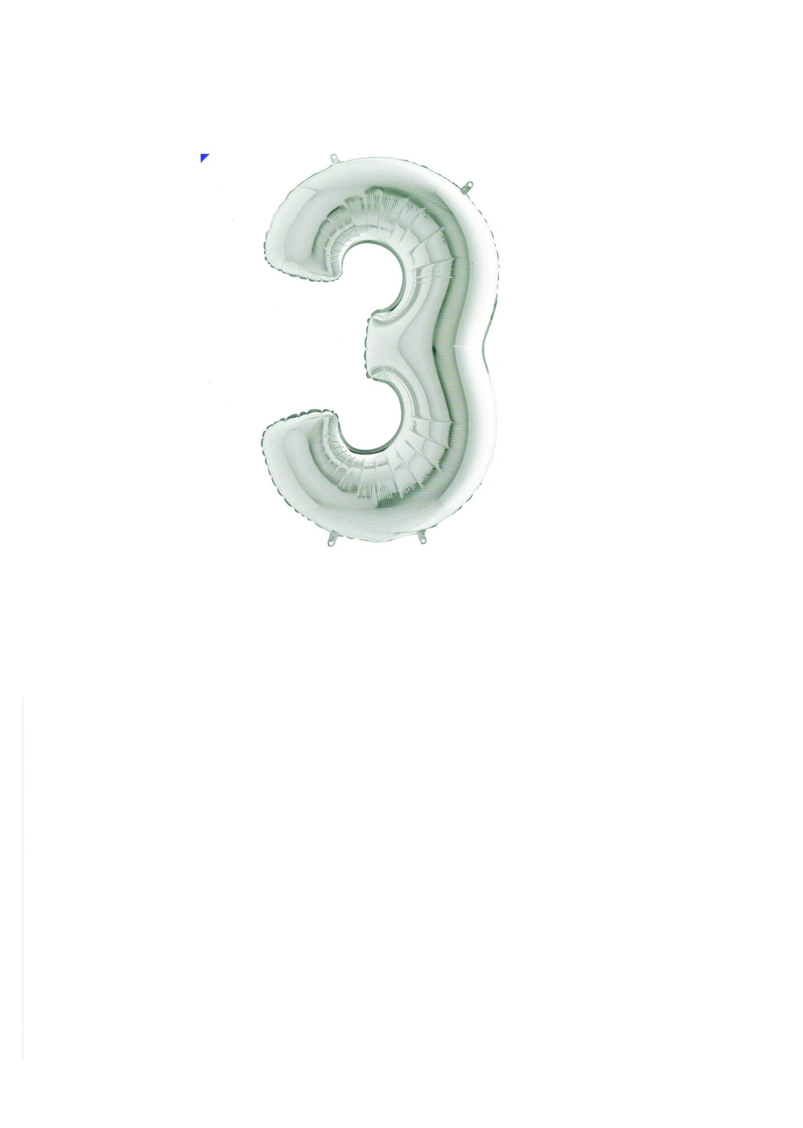 Folienballon Riesenzahl “3”