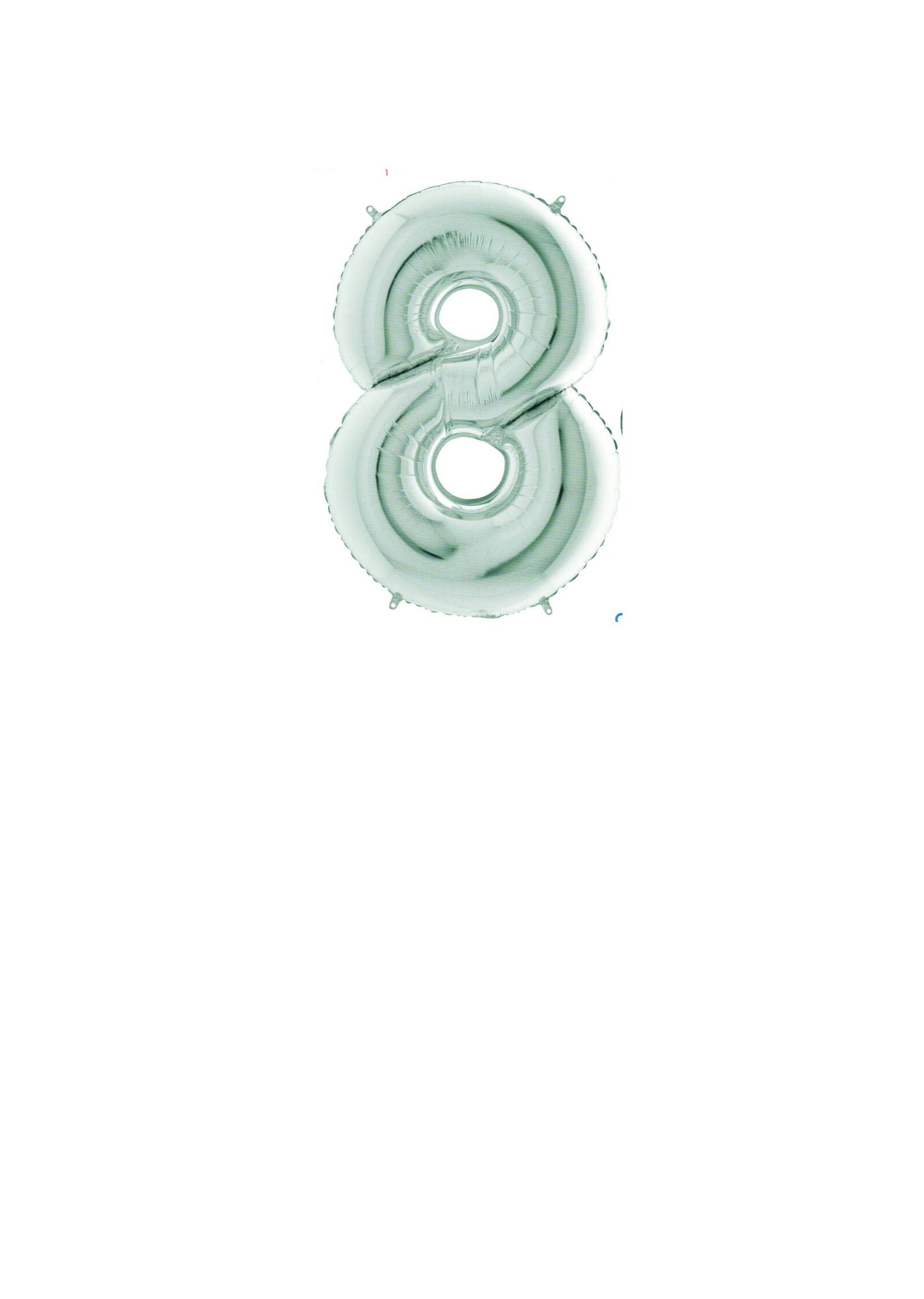 Folienballon Riesenzahl “8”