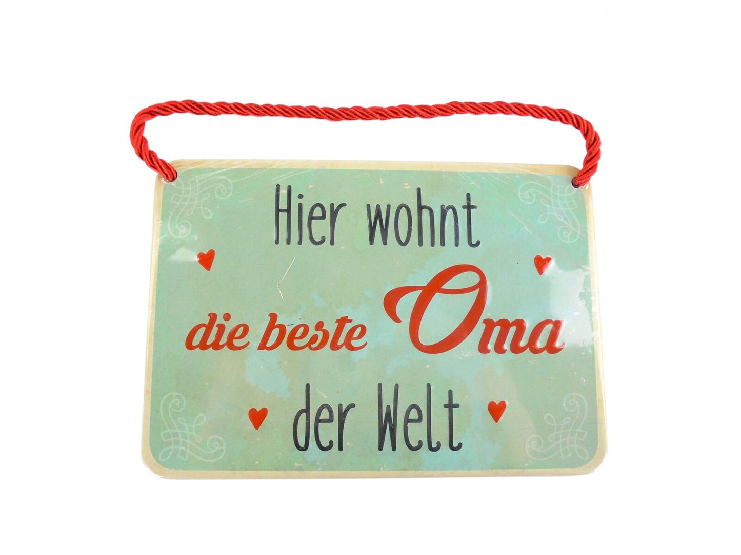 Kulthänger - Blechschild "beste Oma"