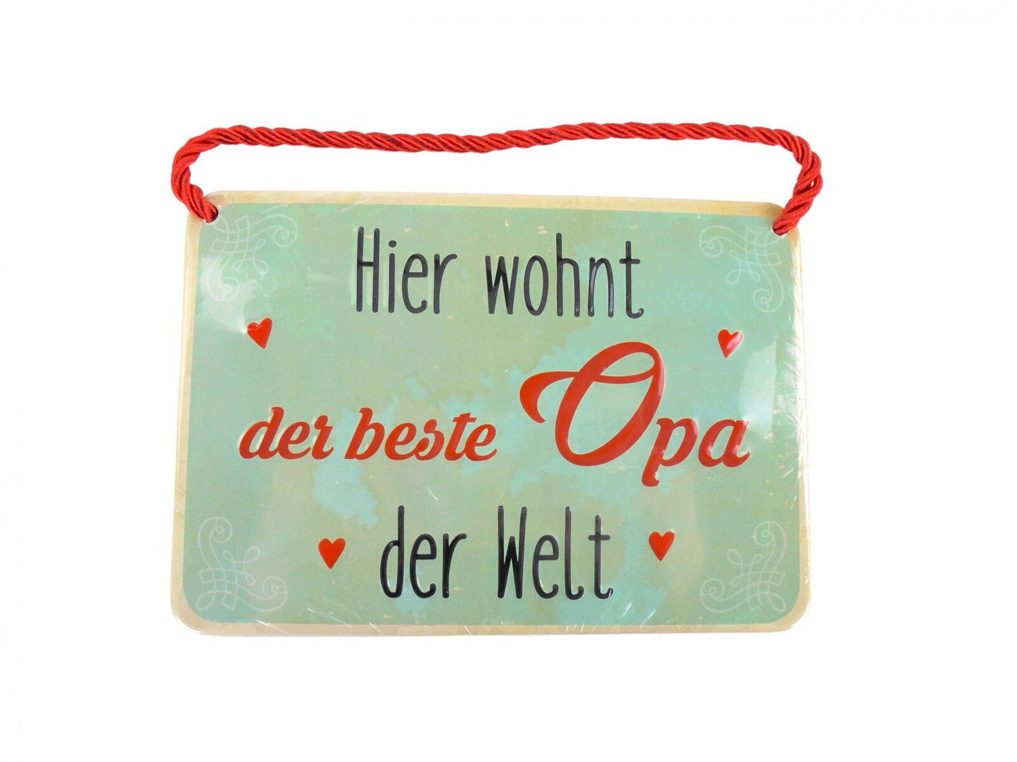 Kulthänger - Blechschild "der beste Opa"