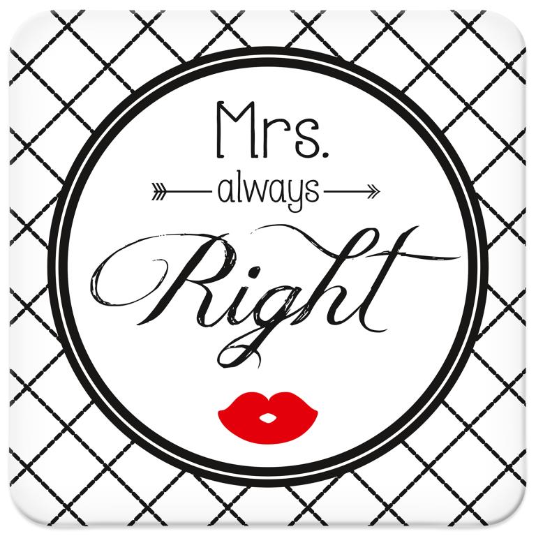 Sheepworld Untersetzer “Mrs. always Right”
