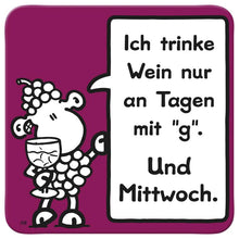 Sheepworld Untersetzer “Ich trinke Wein”