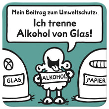 Sheepworld Untersetzer “Mein Beitrag zum Umweltschutz”