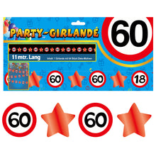 Party-Girlande zum 60. Geburtstag