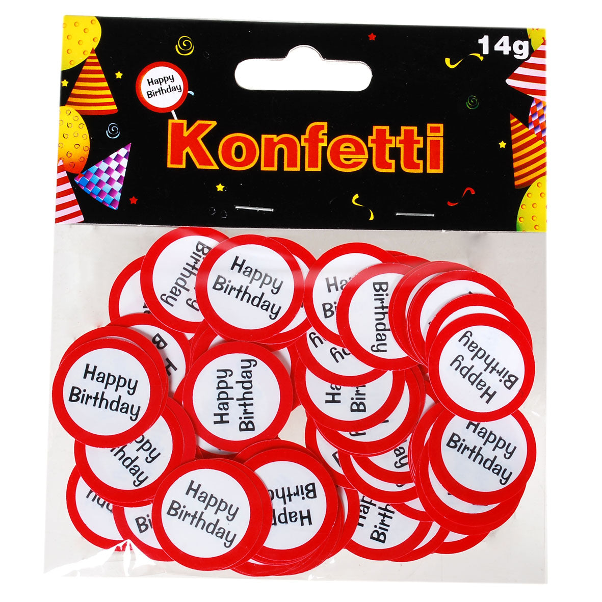 Konfetti “Verkehrsschild” zum Geburtstag