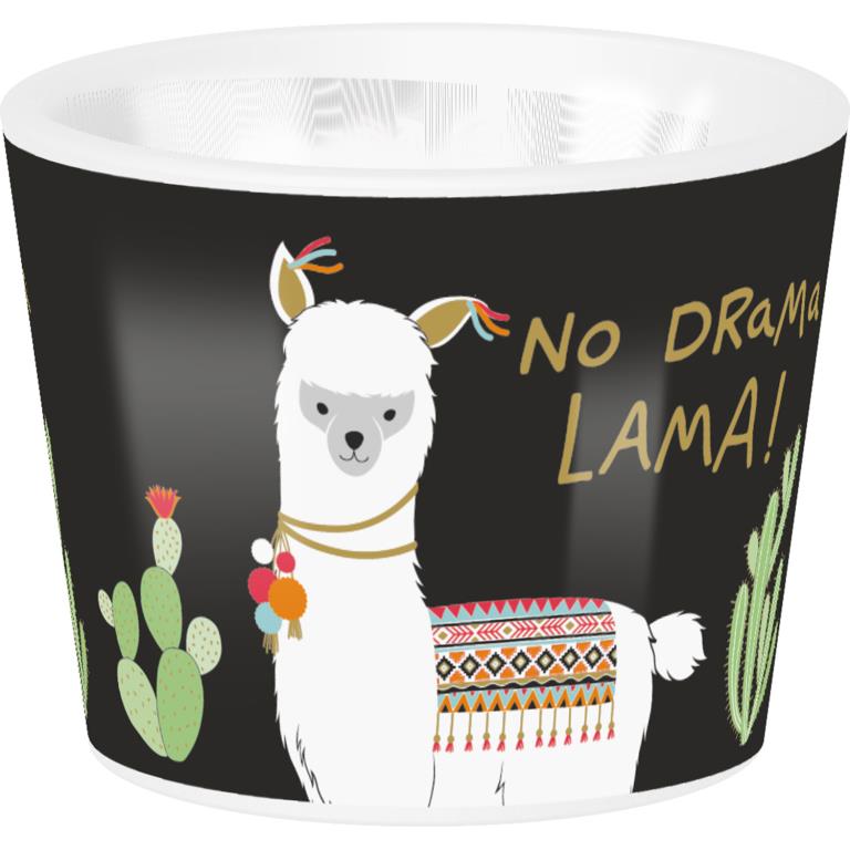 Sheepworld Eierbecher "NO DRAMA LAMA!" mit Lama und Kakteen
