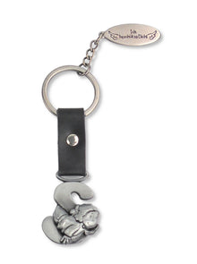 Schutzengel mit Buchstaben "S" als Schlüsselanhänger
