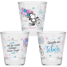 Sheepworld Schnapsglas "Genieße das Leben"