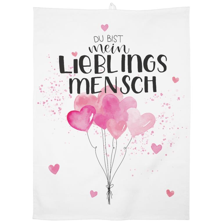 Geschirrtuch "Du bist mein Lieblingsmensch" von Sheepworld