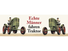 Emaillebecher "Echte Männer fahren Traktor"