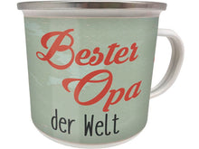 Emaillebecher "Bester Opa der Welt"