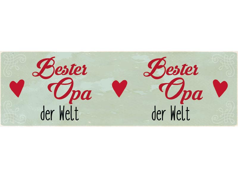 Emaillebecher "Bester Opa der Welt"