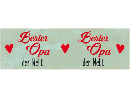 Emaillebecher "Bester Opa der Welt"