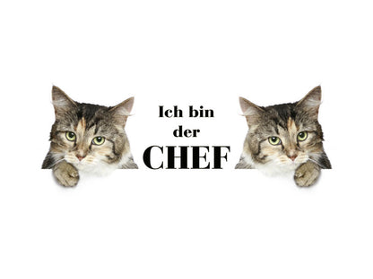 Emaillebecher "Ich bin der Chef"