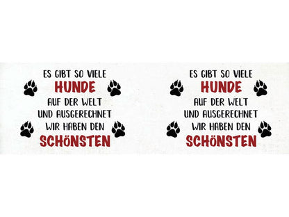 Emaillebecher "Es gibt so viele Hunde..."