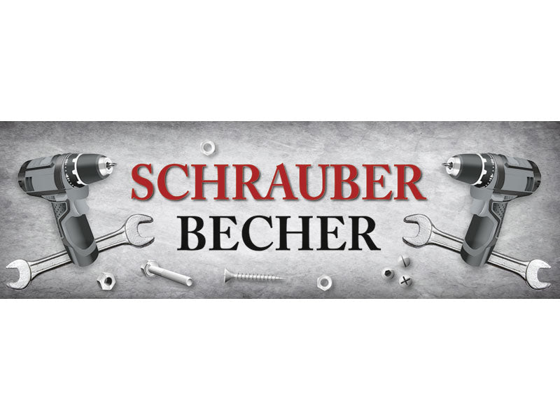 Emaillebecher "Schrauber Becher"