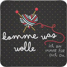 Sheepworld Untersetzer "komme was wolle"