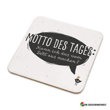 Sheepworld Untersetzer "Motto des Tages"