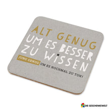 Sheepworld Untersetzer "Alt genug"