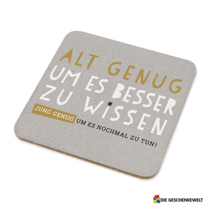 Sheepworld Untersetzer "Alt genug"