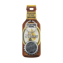 Schlüsselanhänger mit Flaschenöffner - Christian