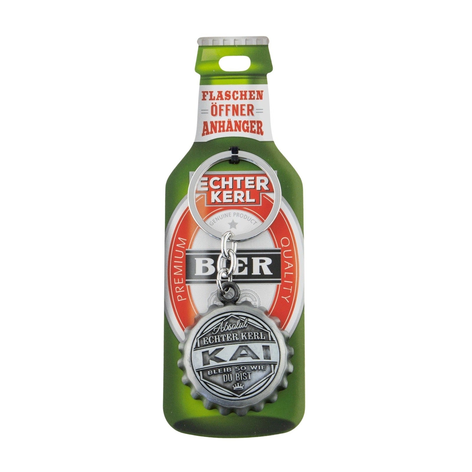 Schlüsselanhänger mit Flaschenöffner - Kai