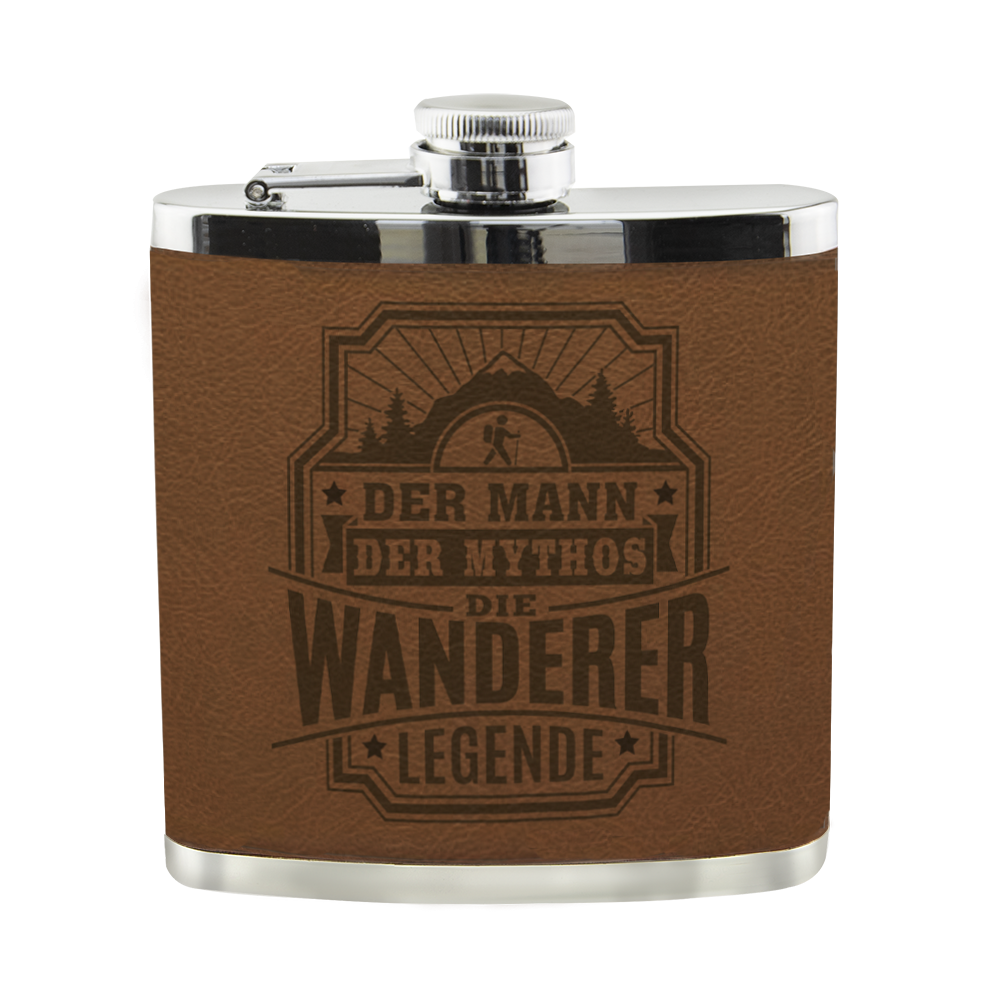 Echter Kerl Flachmann - Wanderer