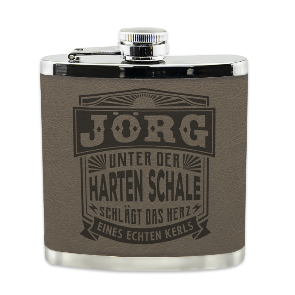 Echter Kerl Flachmann - Jörg