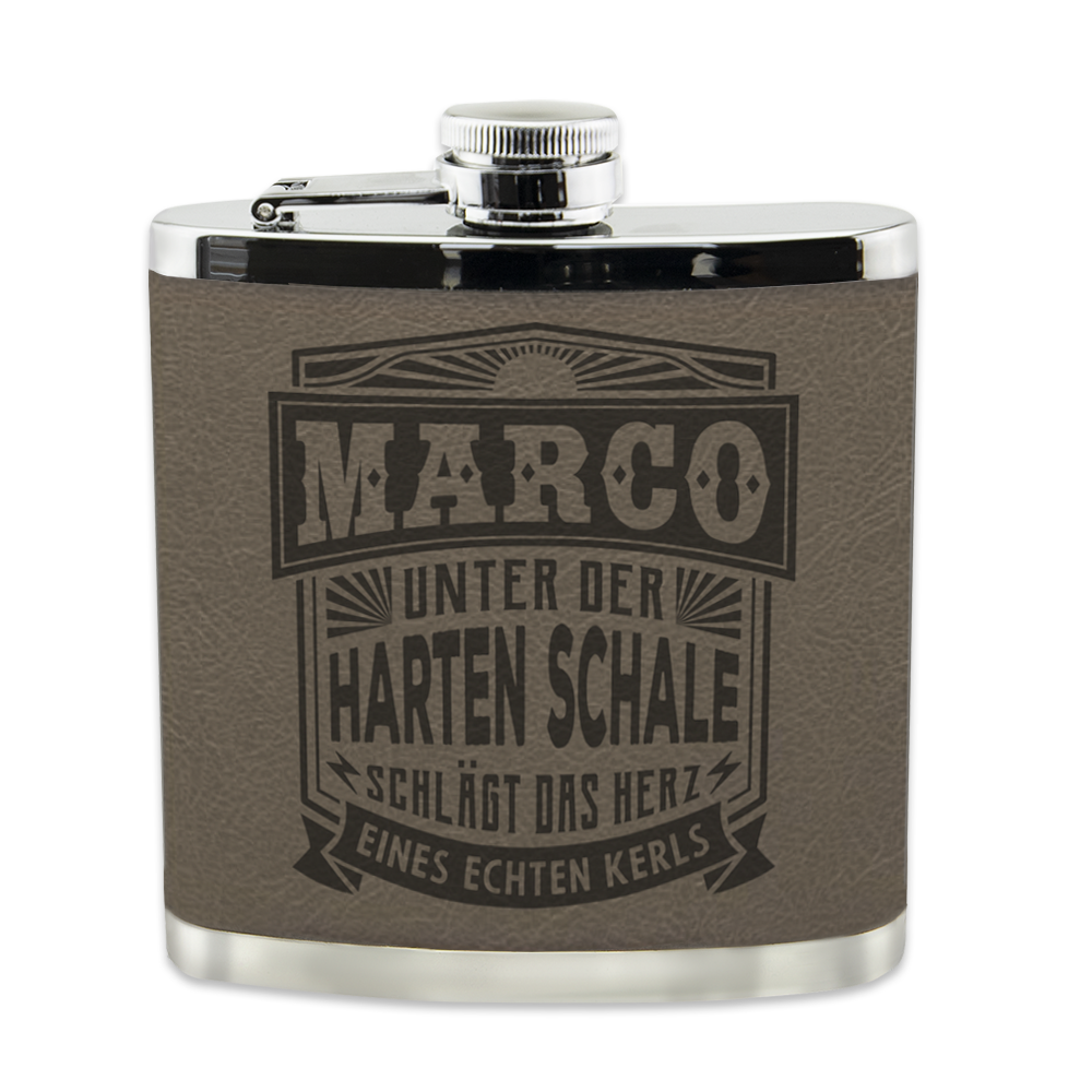 Echter Kerl Flachmann - Marco