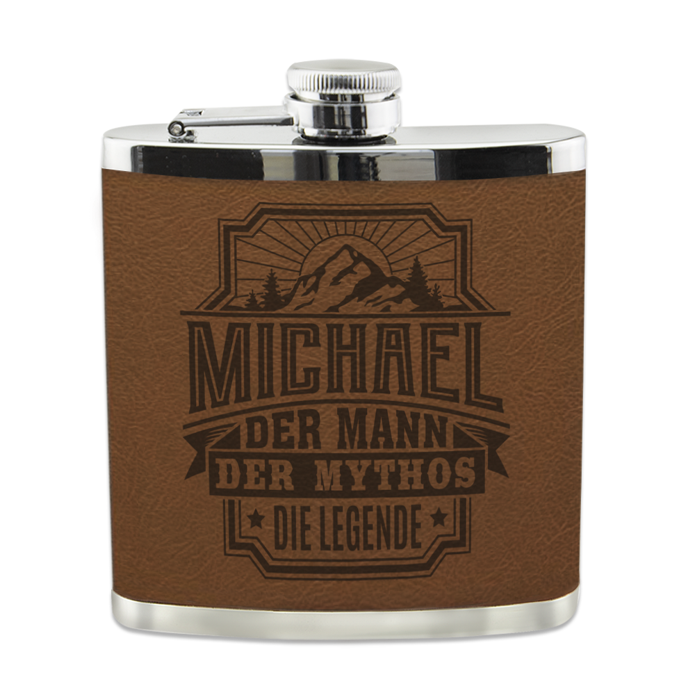 Echter Kerl Flachmann - Michael