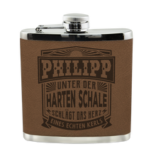 Echter Kerl Flachmann - Philipp