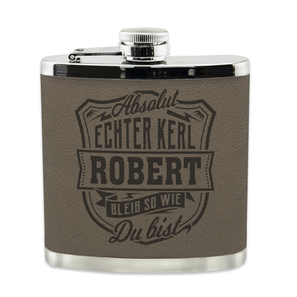 Echter Kerl Flachmann - Robert