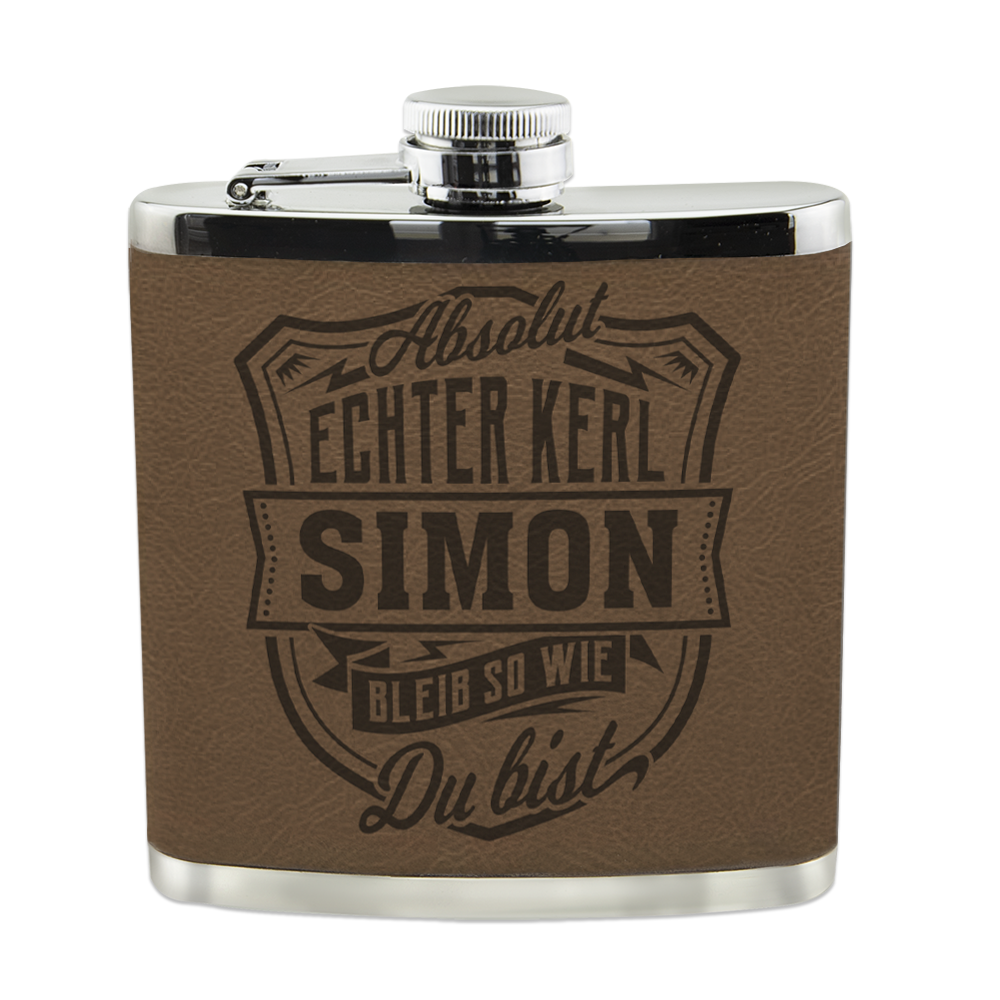 Echter Kerl Flachmann - Simon