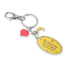 Taschenanhänger „Liebe bis zum Mond“