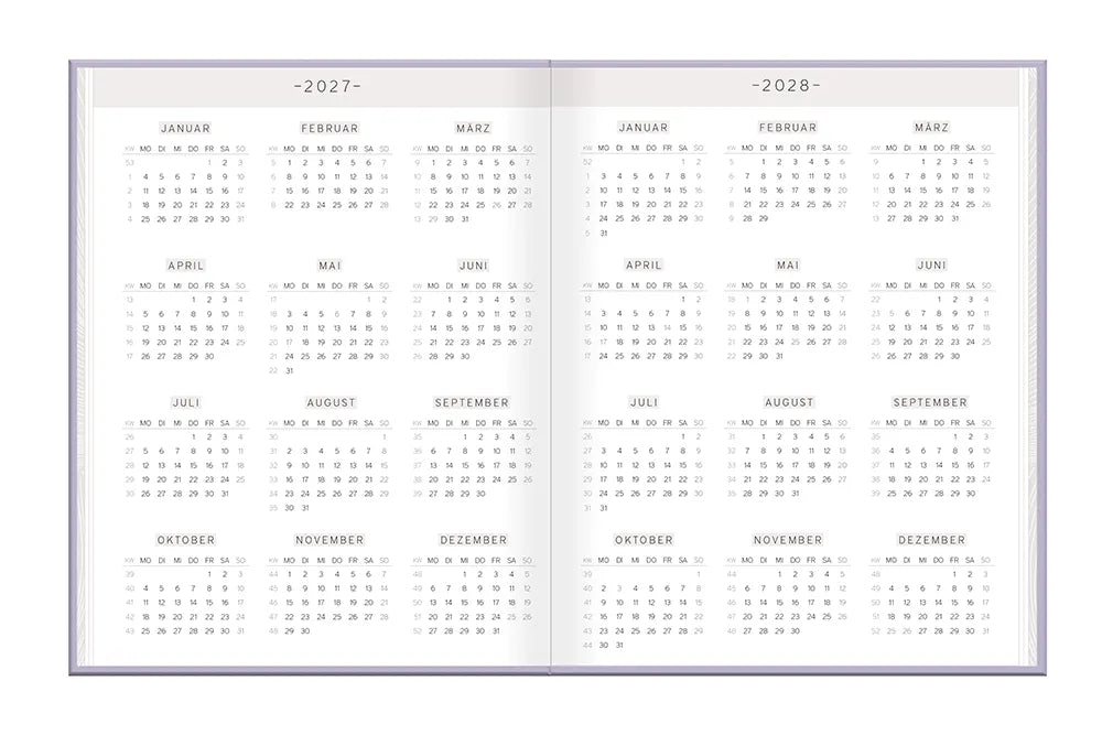 Terminplaner - Lady Softcover "Be you tiful" 2027 - Kalender 2028 und 2028
