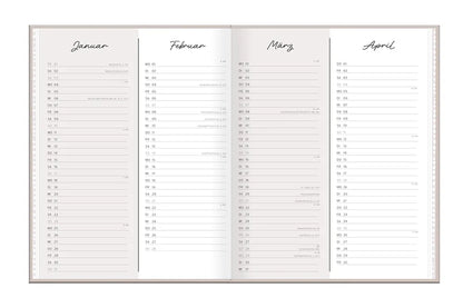 Terminplaner - Lady Softcover "Be you tiful" 2027 - Terminplaner Januar-April