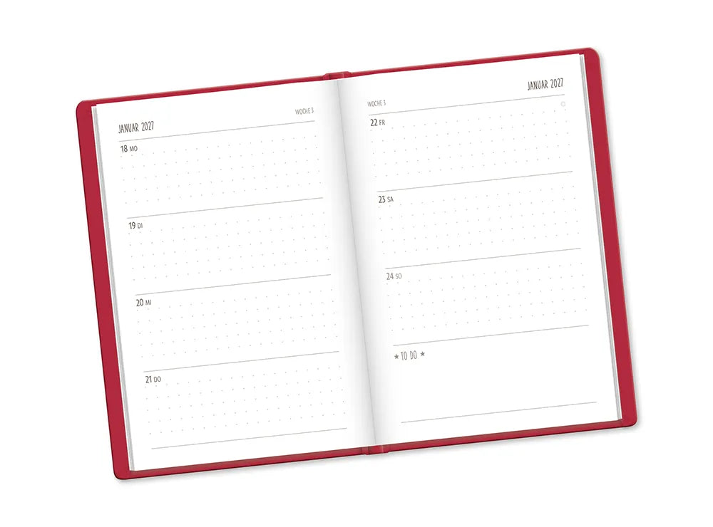 Terminplaner - "Hund" - 2027 -  To-DO Januar