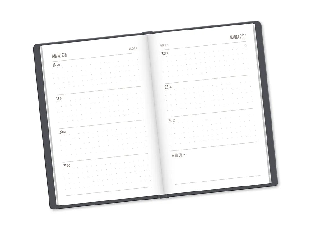 Terminplaner - "Mut" - 2027 - To-Do Januar