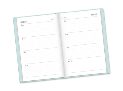 Terminplaner - Mint - 2027 - To-Do Januar